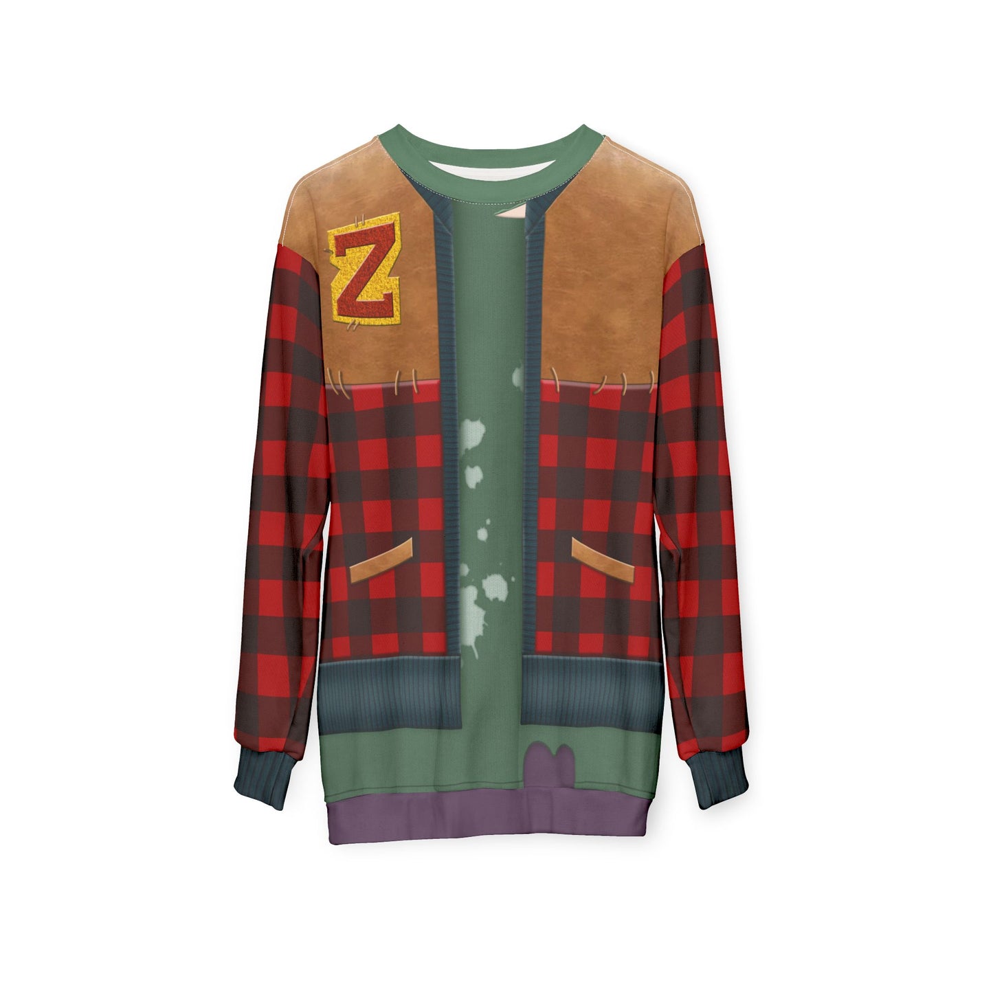 Zed Necrodopolis Long Sleeve Shirt, Zombies The Re-Animated Series Costume