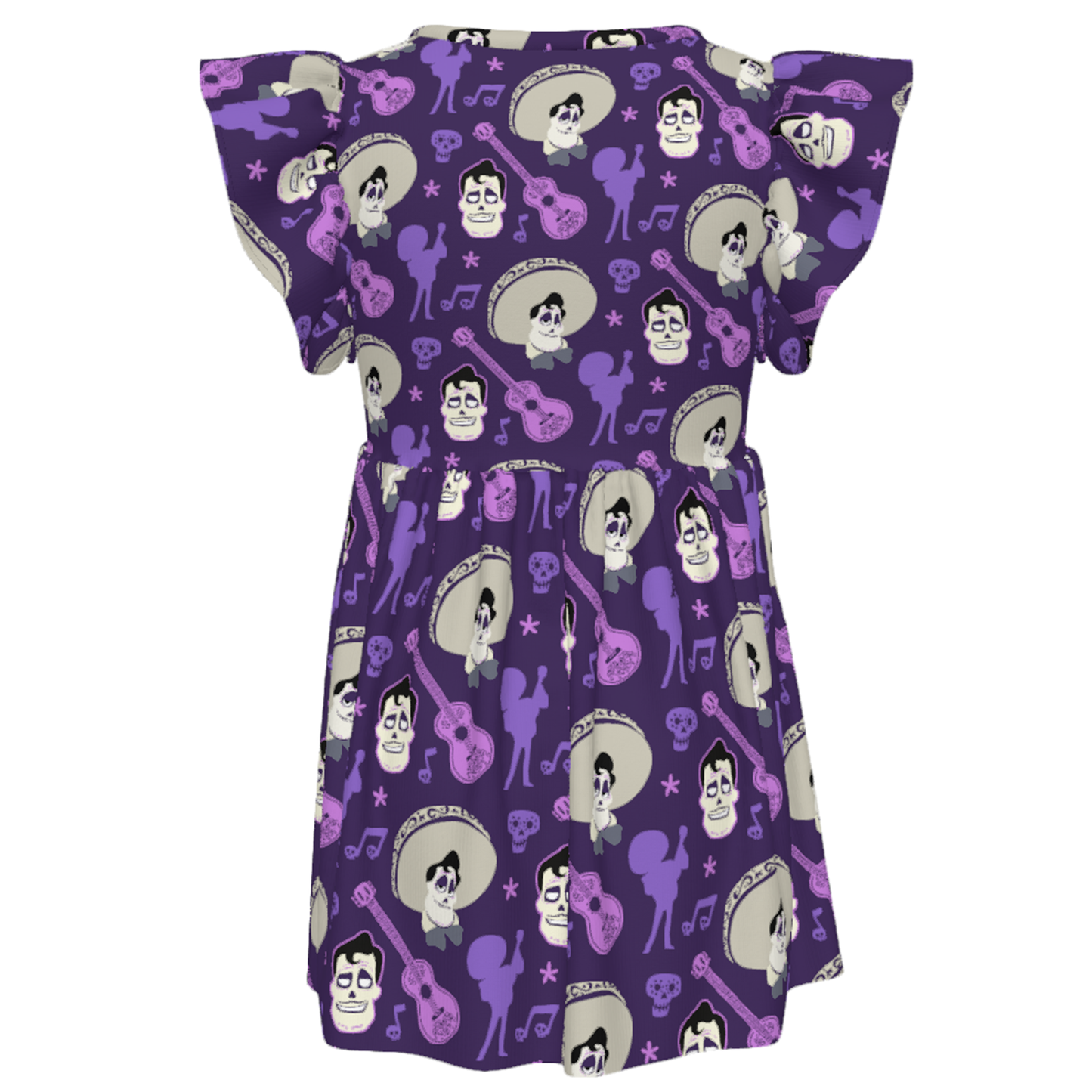 Disney Dress, Pixar Girl Outfit, Kids Ruffle Dress, Toddler Outfit, Girls Coco Dress, Ernesto de la Cruz Dress, Day of the Dead, Sugar Skull