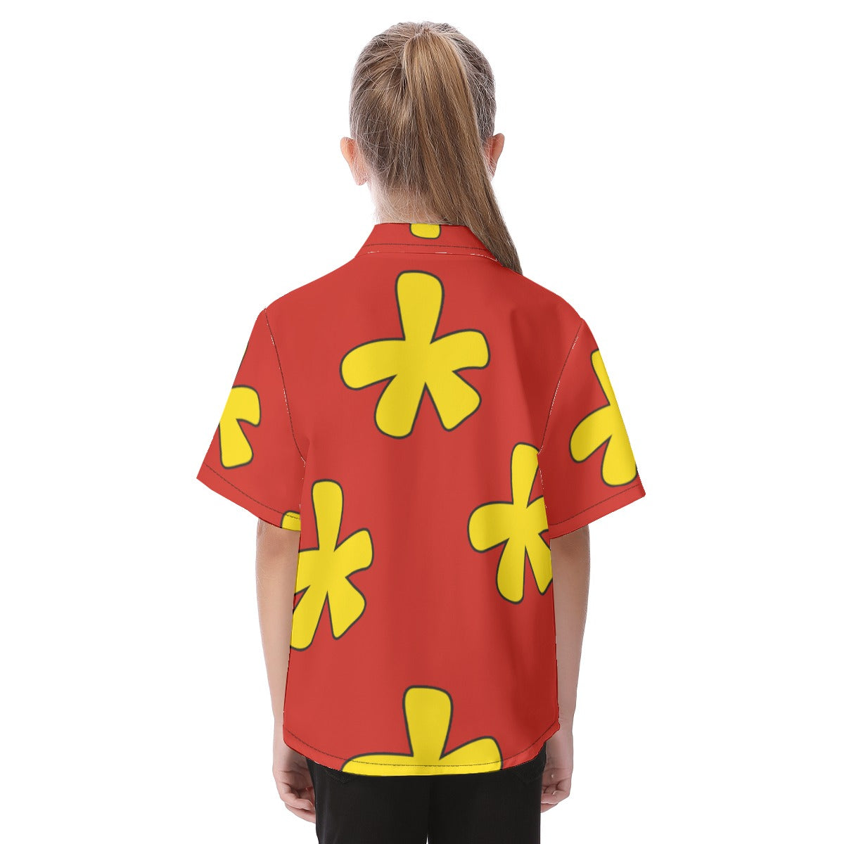 Dale Hawaiian Shirt, Double Trouble Button Up Kids Shirt, Yellow Flower Hawaii Pattern, Chip and Dale Outfit, Disney Summer Tee, Aloha Shirt