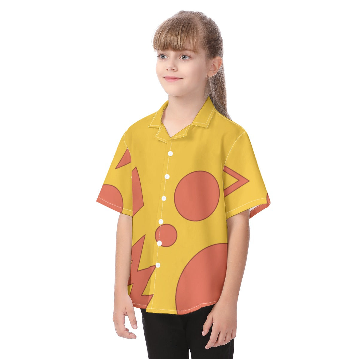 Vacation Genie Button Up Kids Shirt, Geometric Shapes Hawaii Pattern, Disney Aladdin Cosplay, Movie Characters Costume, Magic Kingdom Outfit