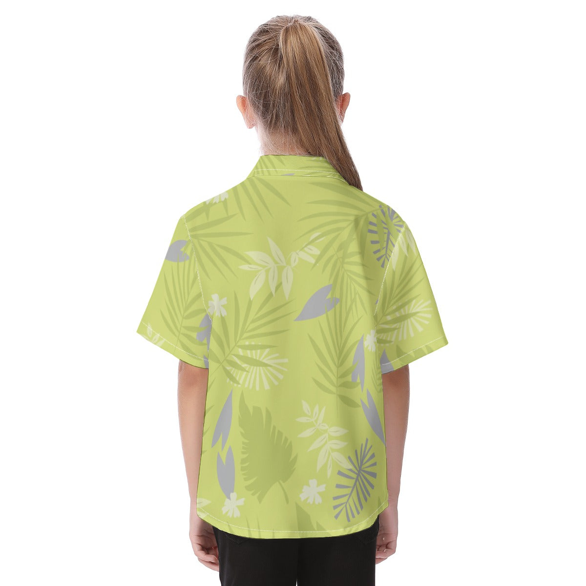 Nick Wilde Button Up Kid Shirt, Tropical Leaf Hawaii Pattern, Zootopia Cosplay, Aloha Family Outfit, Summer Trip Clothes, Disney Beach Vibes