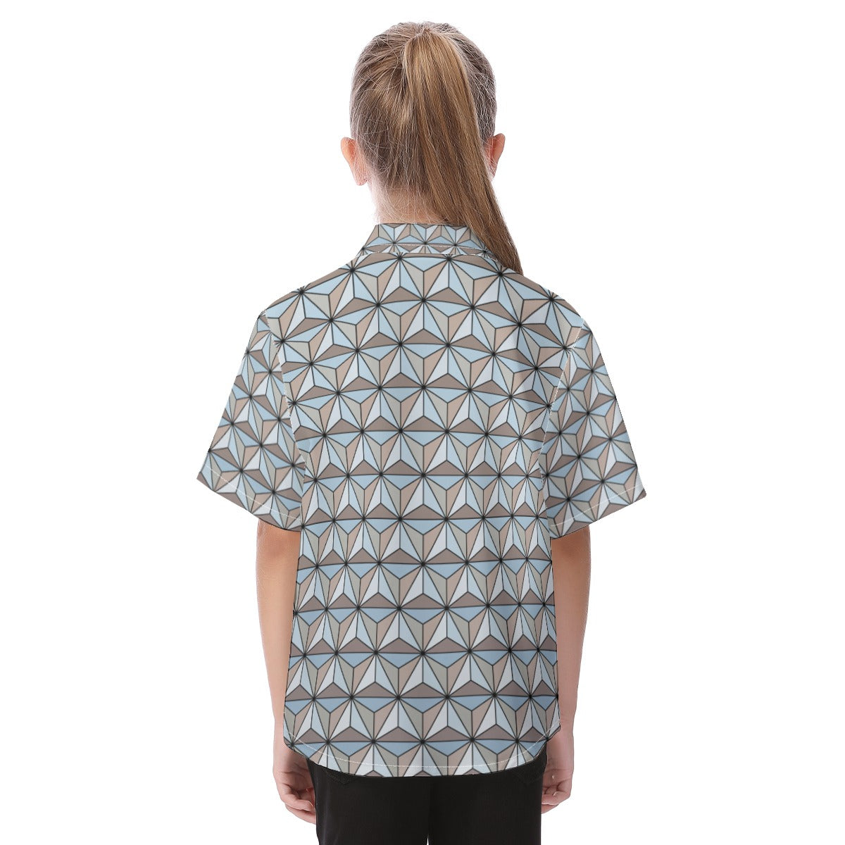 Epcot Ball Button Up Kid Shirt, Spaceship Earth Shirt, Disney Outfits for Kids, Walt Disney World Cosplay, Disney Vacation Family Shirts