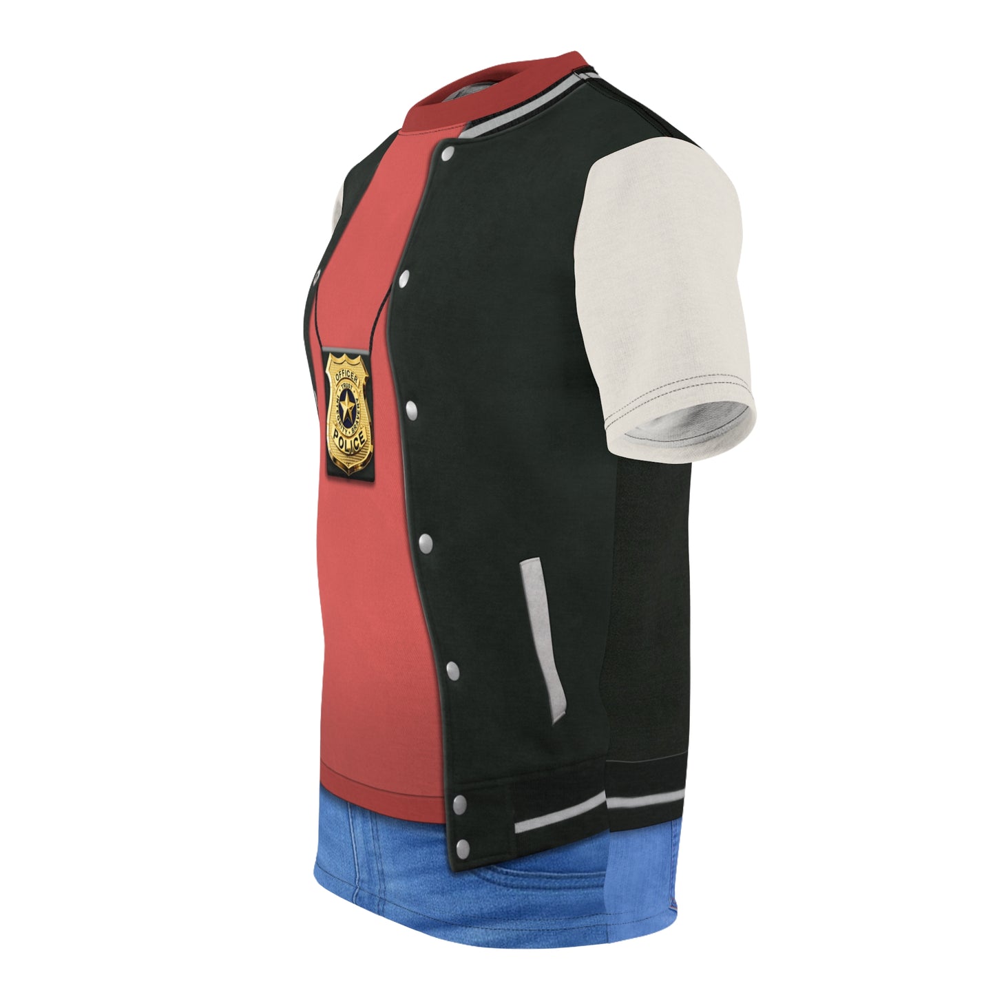 Gene Zebrowski Police Shirt, Zootopia 2 Character Inspired Costume