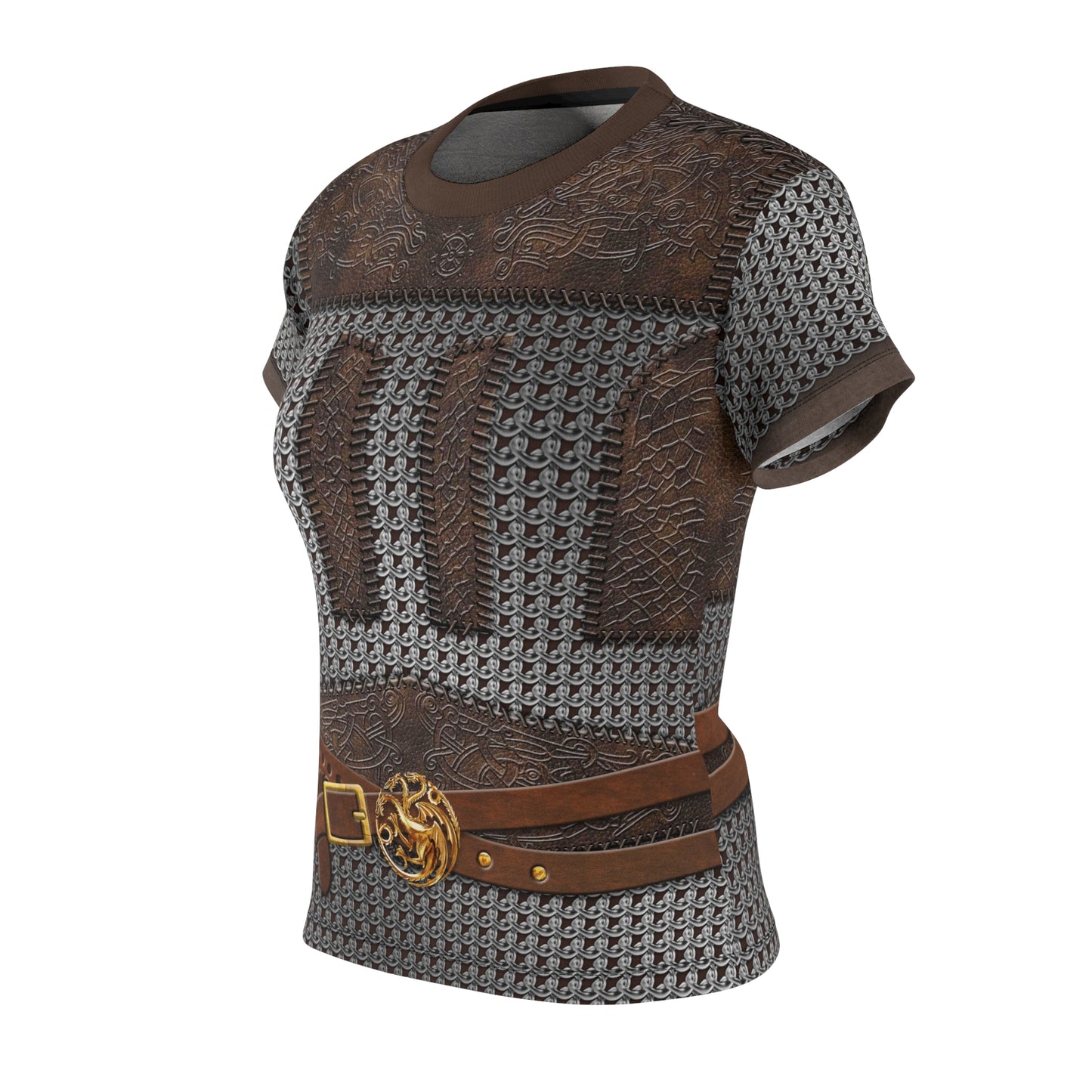 Viking Ver.1 Women's Shirt, Medieval Chainmail Armor Costume