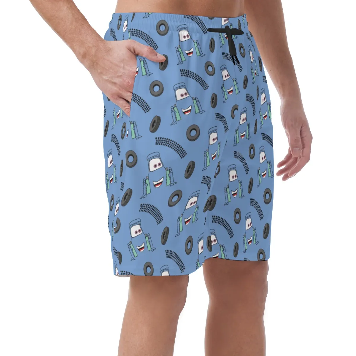 Guido Shorts Pants, Pixar Cars Costume, Easy Shorts, Elastic Waistband Shorts, Disney Shorts, Mens Disney Shorts, Disney World Shorts, Disneyland Shorts