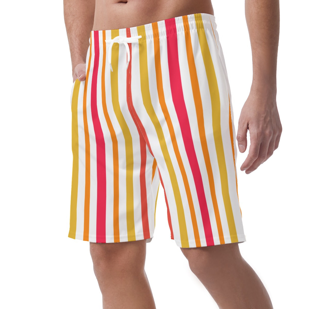 Bert Mary Poppins Summer Pants, Retro Vertical Stripe Pattern, Disney Vintage Musical Cosplay, Easy Shorts, Elastic Waistband, Comfy Costume