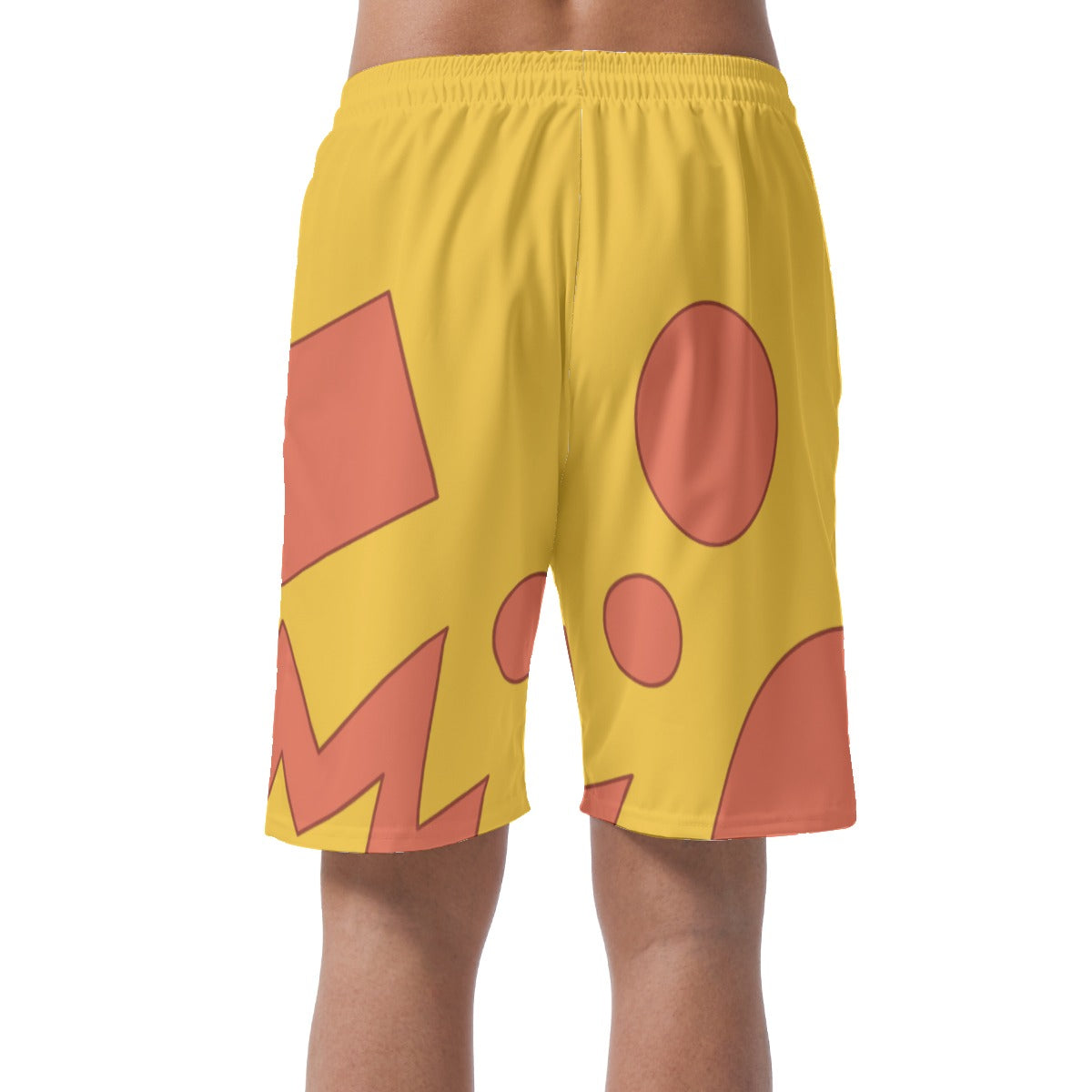 Vacation Genie Short Pants, Geometric Shapes Hawaii Pattern, Disney Aladdin Cosplay, Easy Shorts, Elastic Waistband, Comfy Halloween Costume