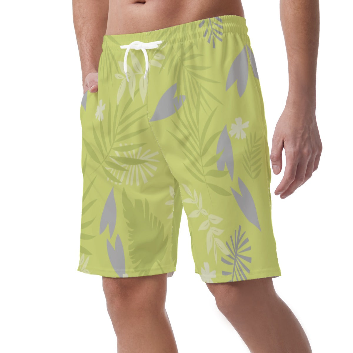 Nick Wilde Summer Shorts, Tropical Leaf Hawaii Pattern Pants, Zootopia Costume, Aloha Outfits, Disney Summer Beach, Adult Elastic Shorts