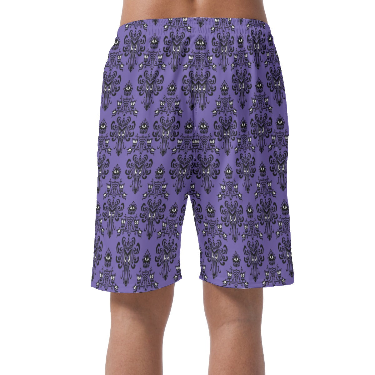 Haunted Mansion Shorts, Halloween Costume, Disney World Magic Kingdom Cosplay, Easy Summer Pants, Elastic Shorts, Disneyland Haunted House