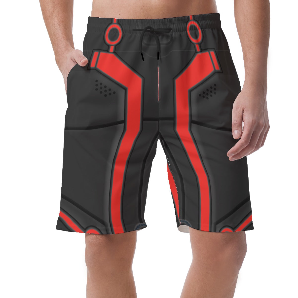 Tron Pants, Tron Legacy Costume, Sam Flynn Cosplay, Disney Fantasy Sci Fi Film, Halloween Gifts, Easy Comfy Shorts, Elastic Waistband Shorts