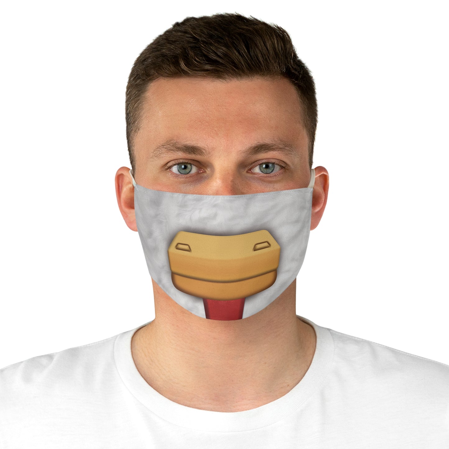 Chicken Jockey Bruh Colth Face Mask, The Overworld Animal Character Inspired Costume