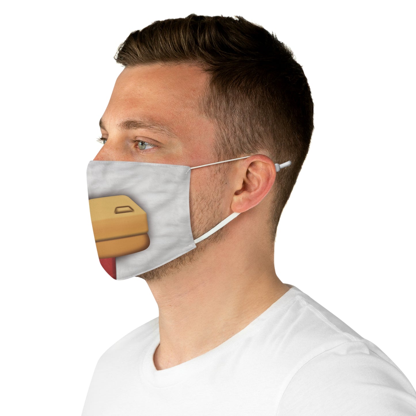 Chicken Jockey Bruh Colth Face Mask, The Overworld Animal Character Inspired Costume