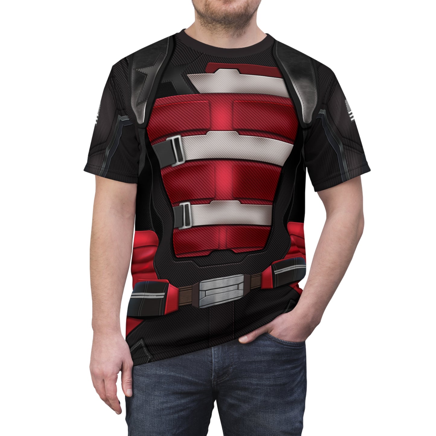U.S. Agent Shirt, Thunderbolts Character Costume