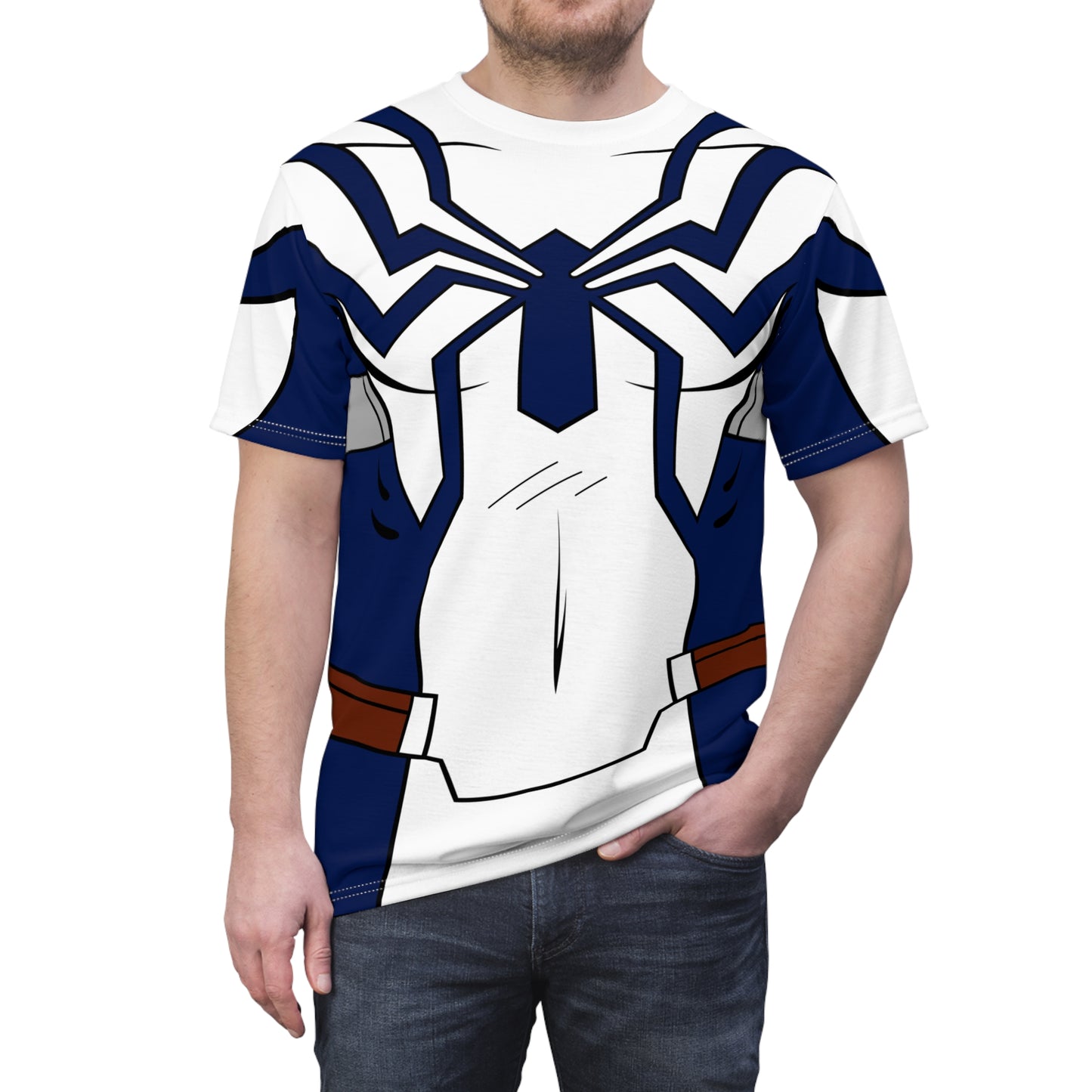 Spider-Man White Suit Shirt, Your Friendly Neighborhood Spider-Man Costume