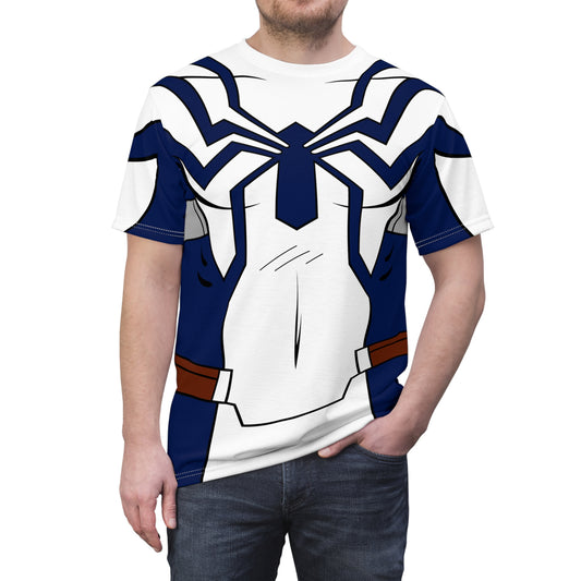 Spider-Man White Suit Shirt, Your Friendly Neighborhood Spider-Man Costume