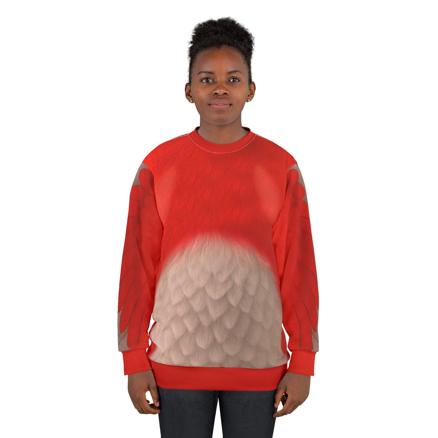 Wingo Red Bird Long Sleeve Cosplay, RoboGobo Inspired Character Costume