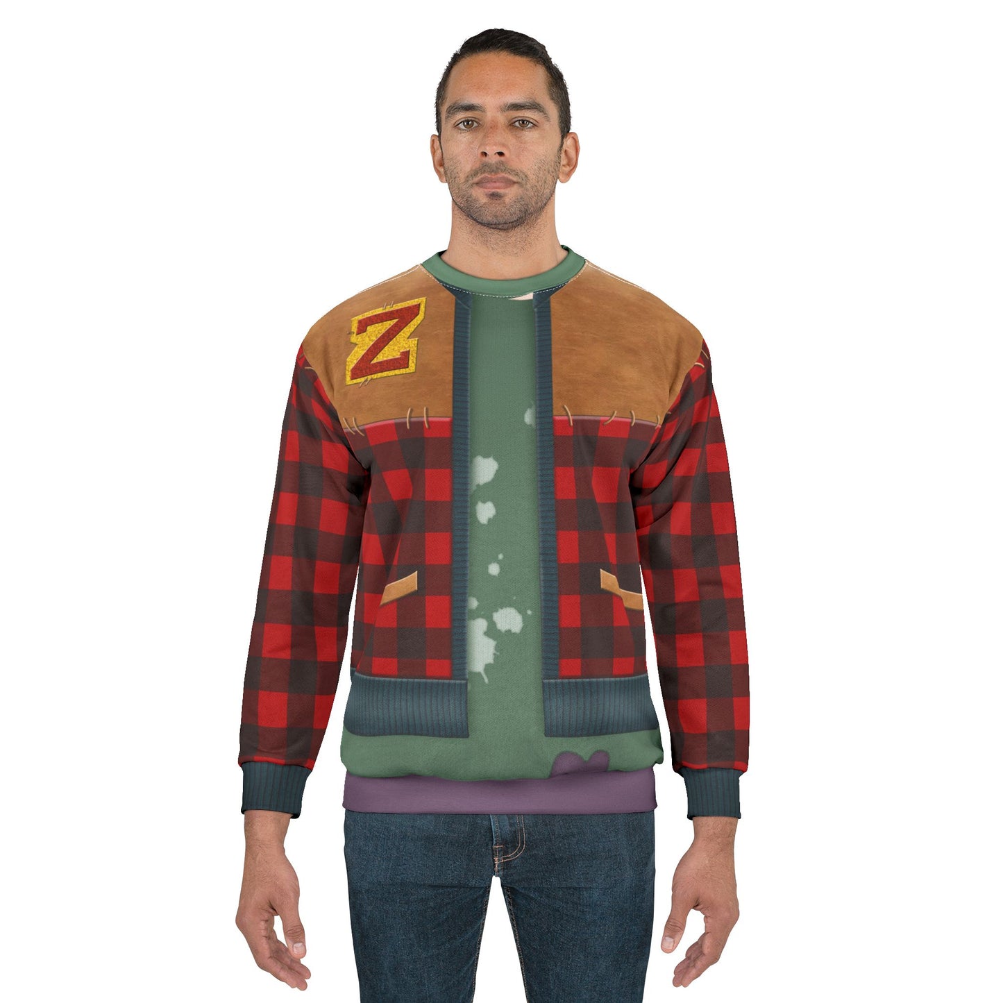 Zed Necrodopolis Long Sleeve Shirt, Zombies The Re-Animated Series Costume
