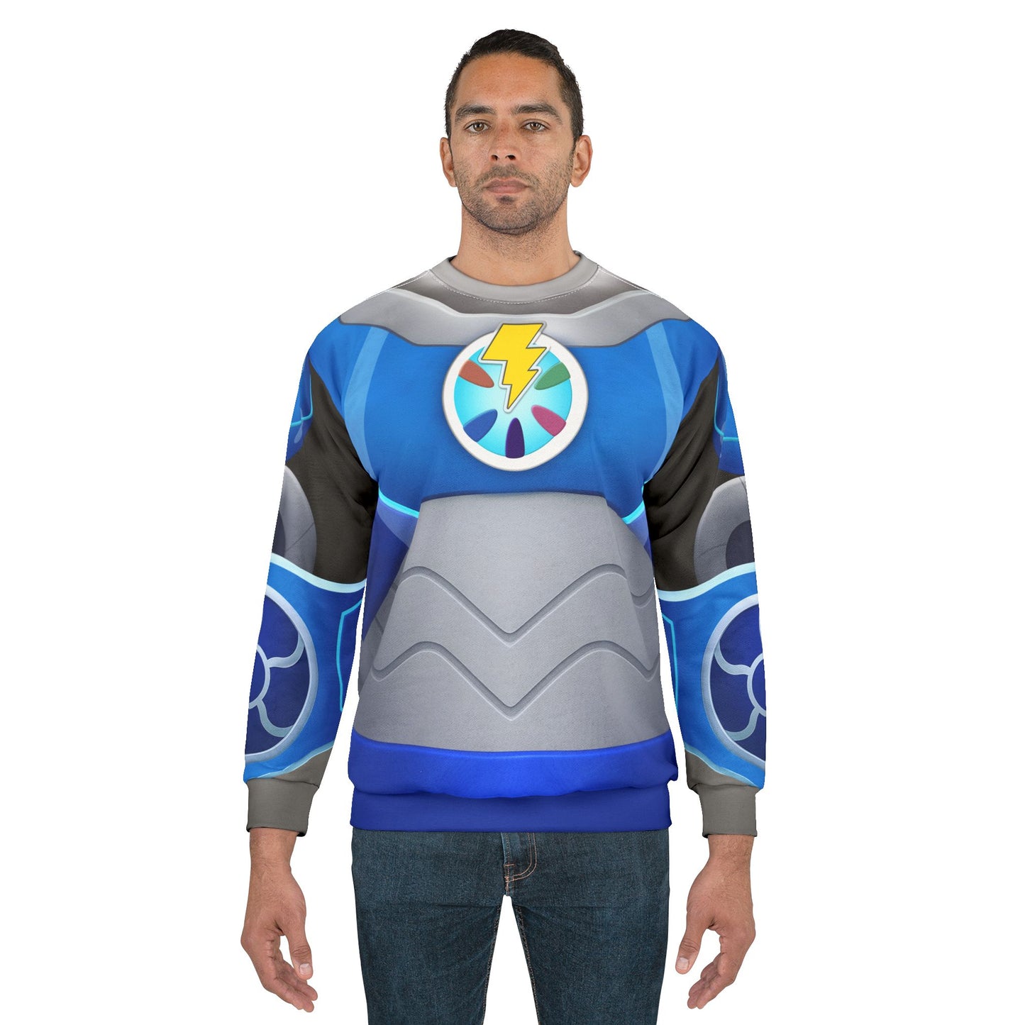 Booster Robo Suit Long Sleeve Cosplay, RoboGobo Inspired Character Costume