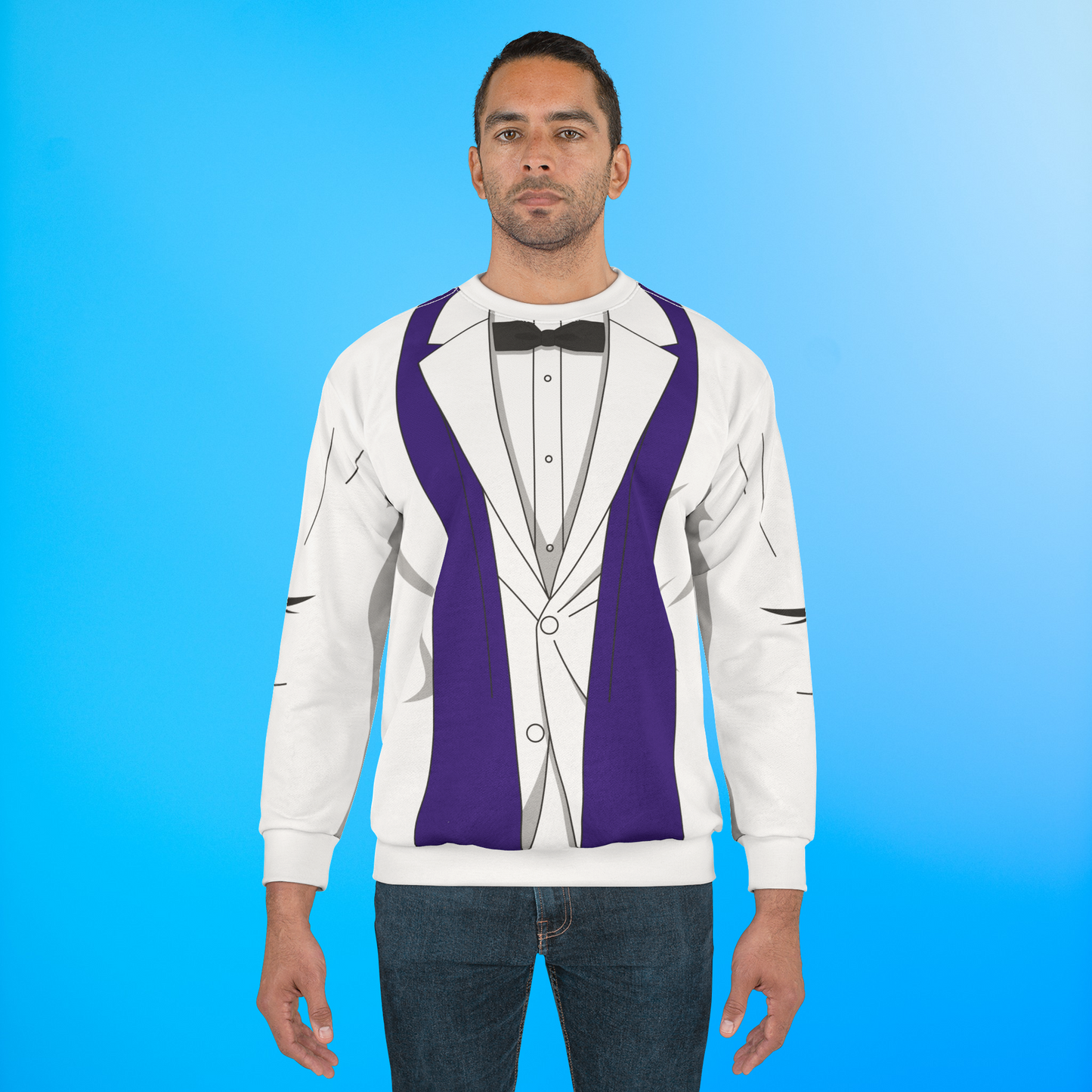Gambit White Tuxedo Long Sleeve Shirt, X-Men 1997 Costume