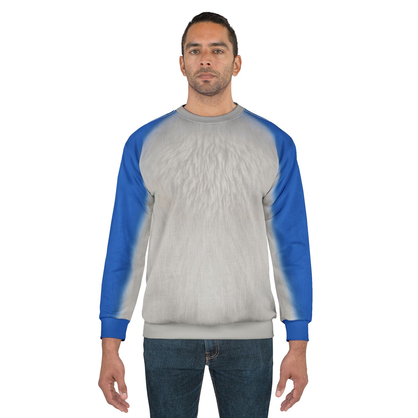 Booster Blue Husky Long Sleeve Cosplay, RoboGobo Inspired Character Costume