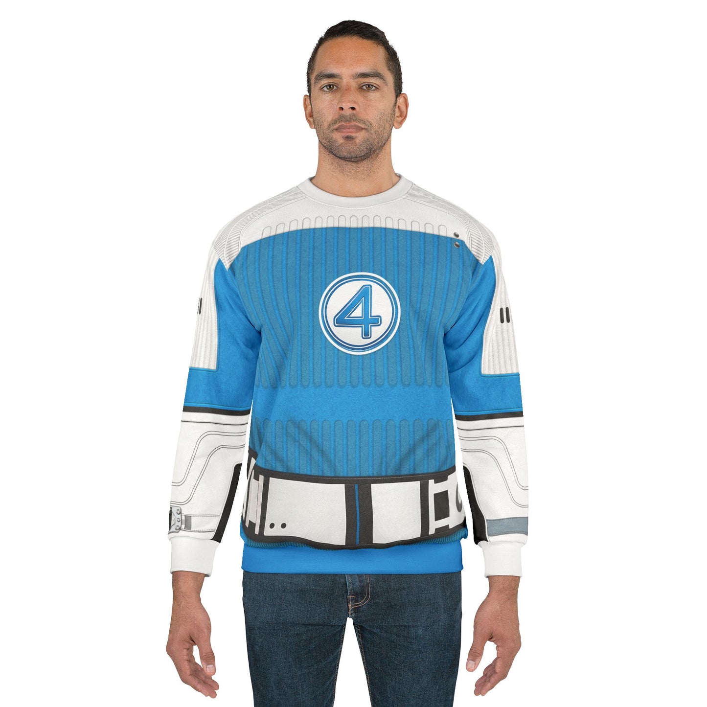 Jonathan Storm Long Sleeve Cosplay, The Fantastic Four Character Inspired Costume