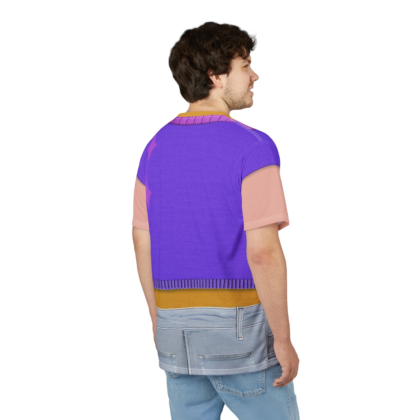Boys Kpop Purple Style Shirt, Boy Band Korea Group Costume