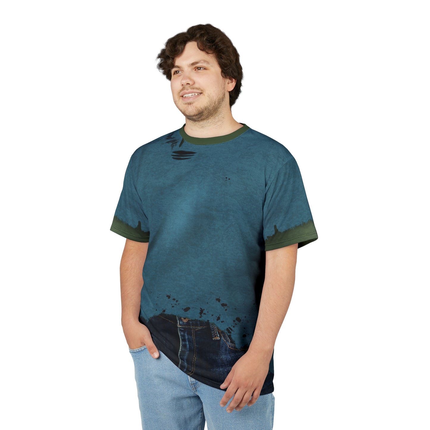 Zombie Chicken Jockey Cosplay Shirt, The Overworld Game Character Inspired Costume