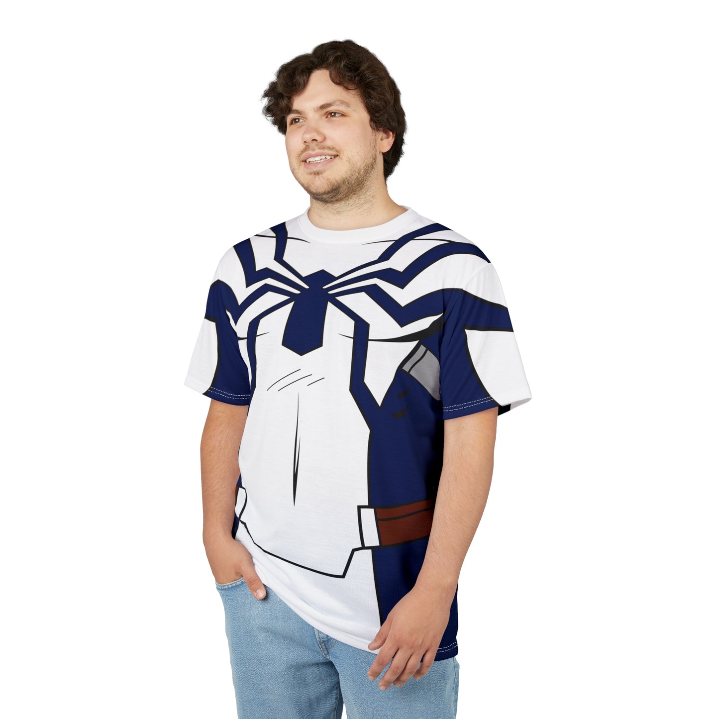 Spider-Man White Suit Shirt, Your Friendly Neighborhood Spider-Man Costume