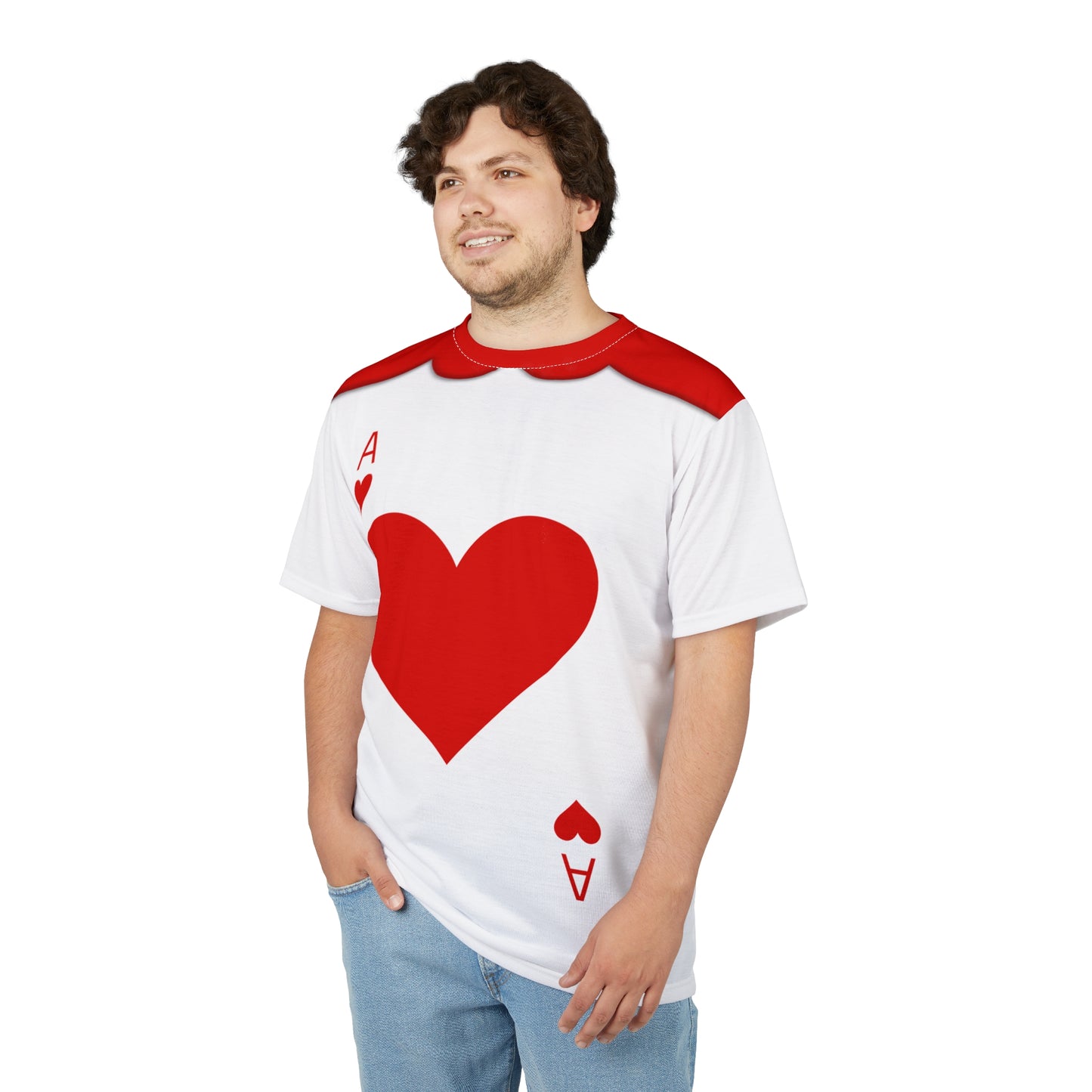 Card Soldier Ace of Hearts Shirt, Alice in Wonderland Inspired Costume