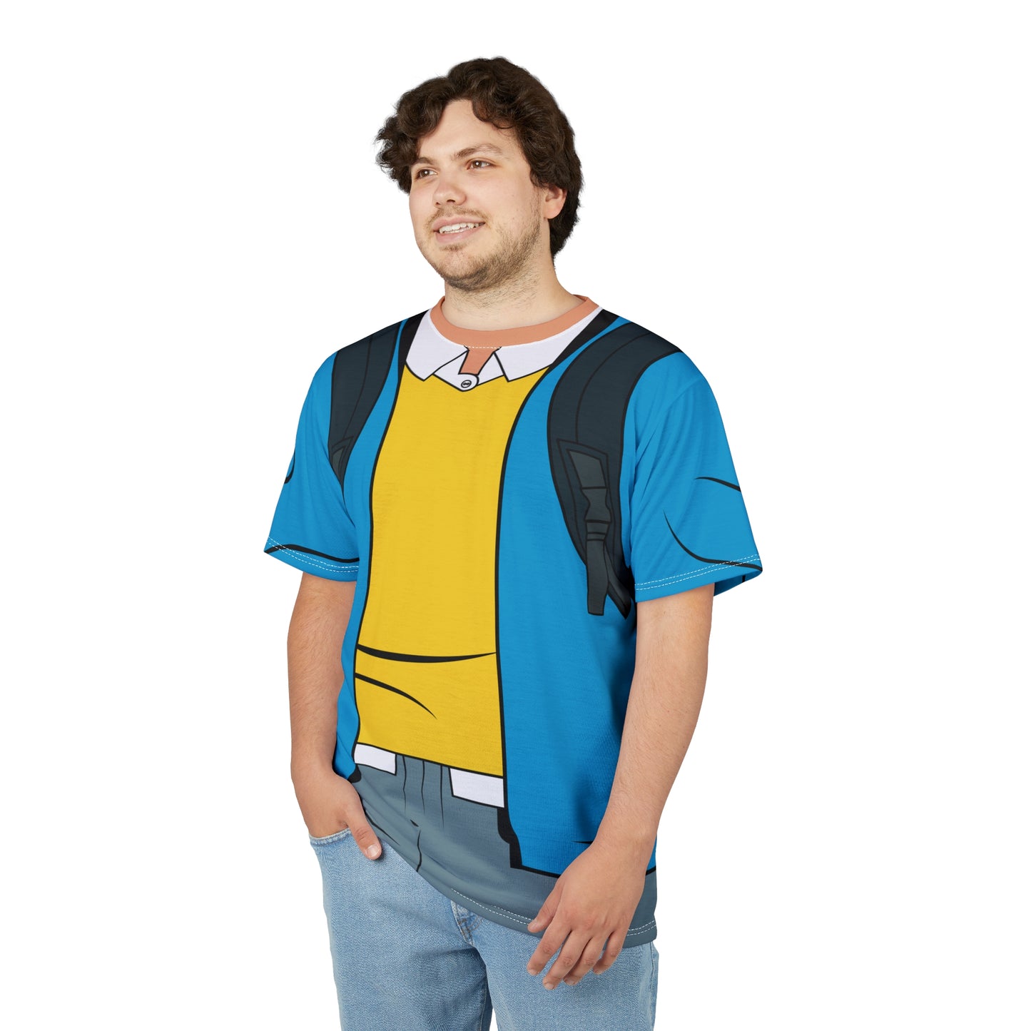 Peter Parker Blue Shirt, Your Friendly Neighborhood Spider-Man Costume