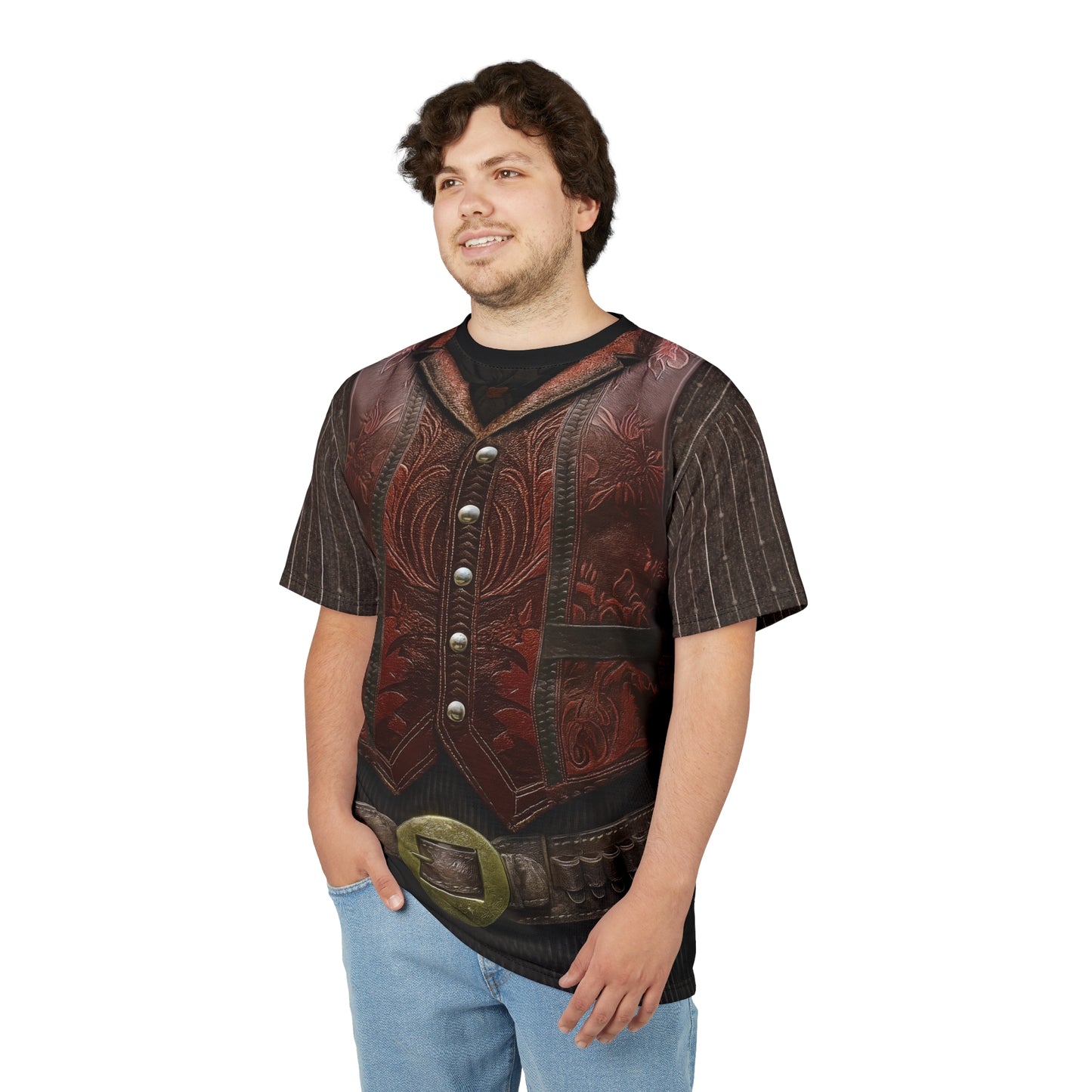 Arthur Wild West Cowboy Shirt, Red Dead Games Character Costume