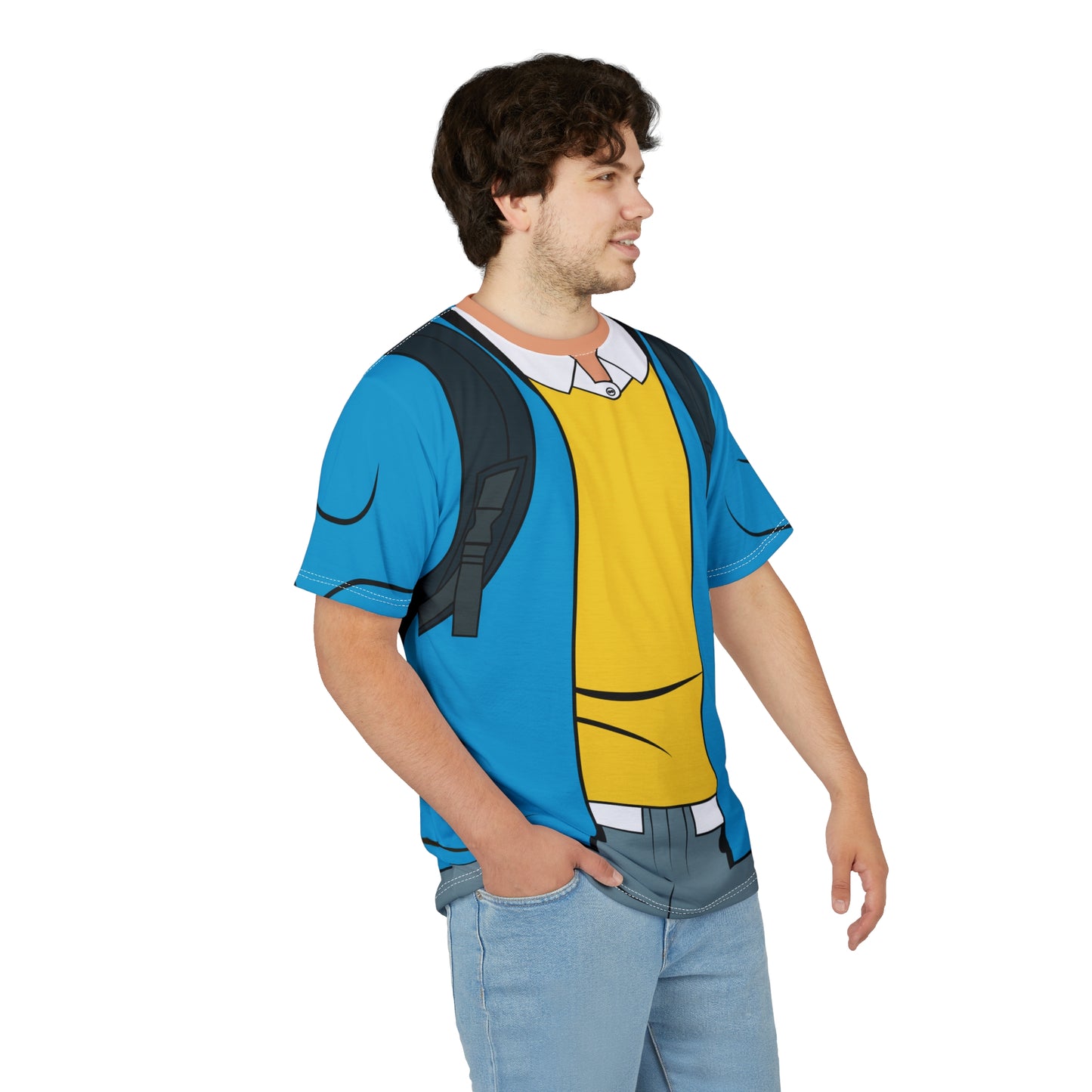Peter Parker Blue Shirt, Your Friendly Neighborhood Spider-Man Costume