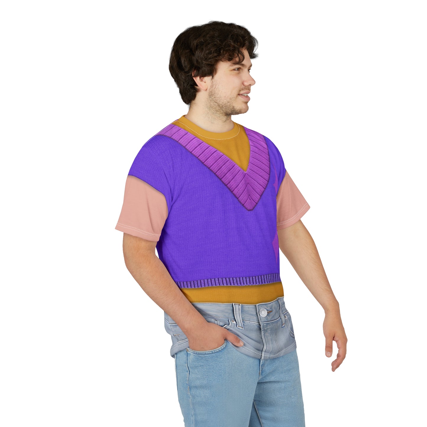 Boys Kpop Purple Style Shirt, Boy Band Korea Group Costume