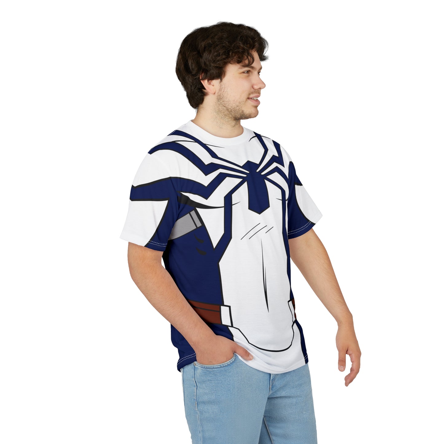 Spider-Man White Suit Shirt, Your Friendly Neighborhood Spider-Man Costume