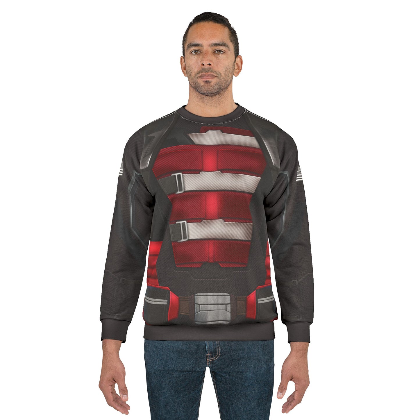 U.S. Agent Long Sleeve Shirt, Thunderbolts Character Costume