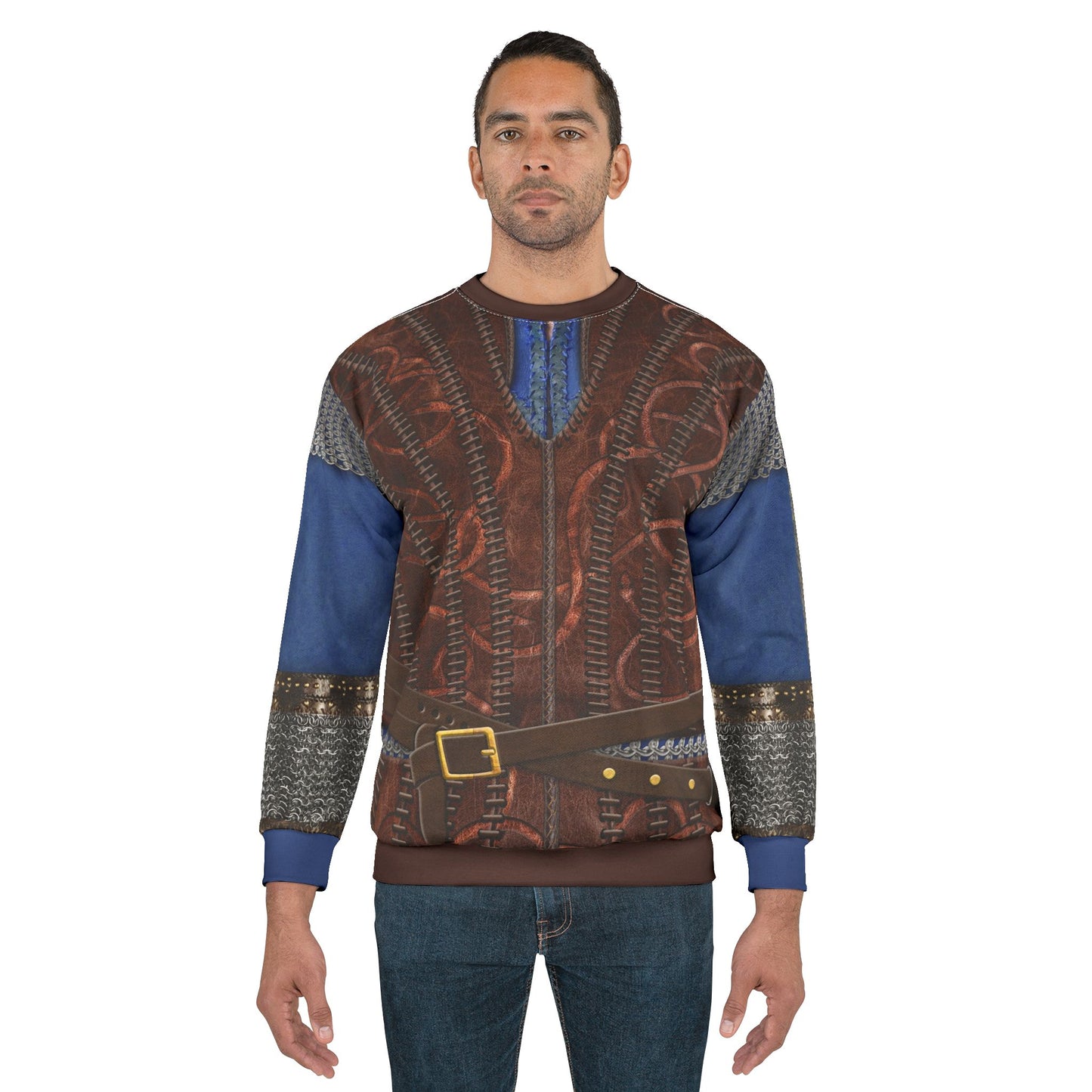 Viking Ver.2 Long Sleeve Shirt, Medieval Chainmail Armor Costume