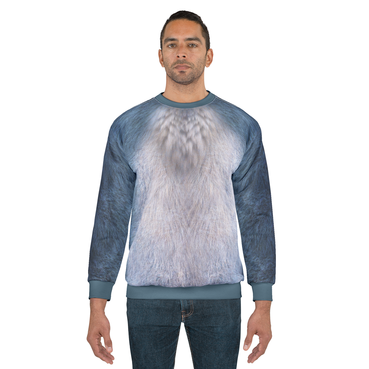 Stitch Faux Fur Long Sleeve Shirt, Lilo & Stitch Character Inspired Costume