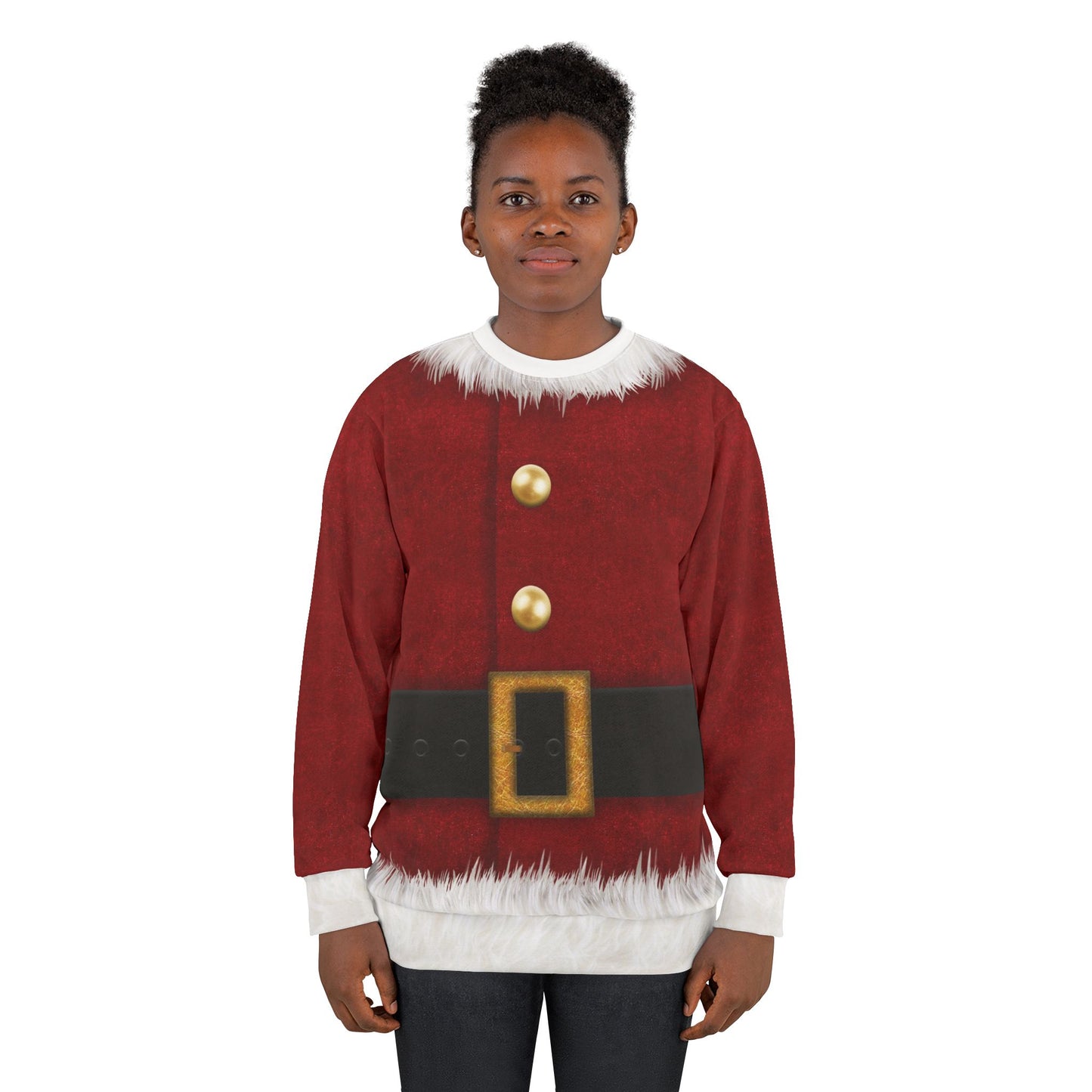 Christmas Long Sleeve Shirt, Santa Claus Costume