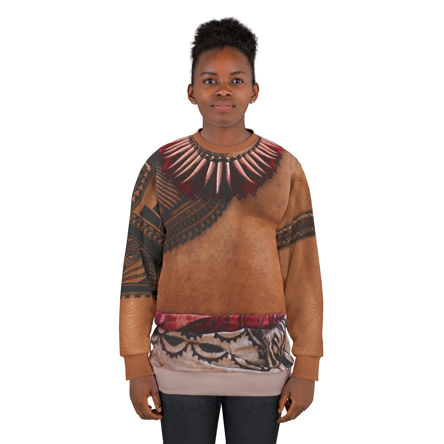 Chief Tui Long Sleeve Shirt, Moana Live Action Costume