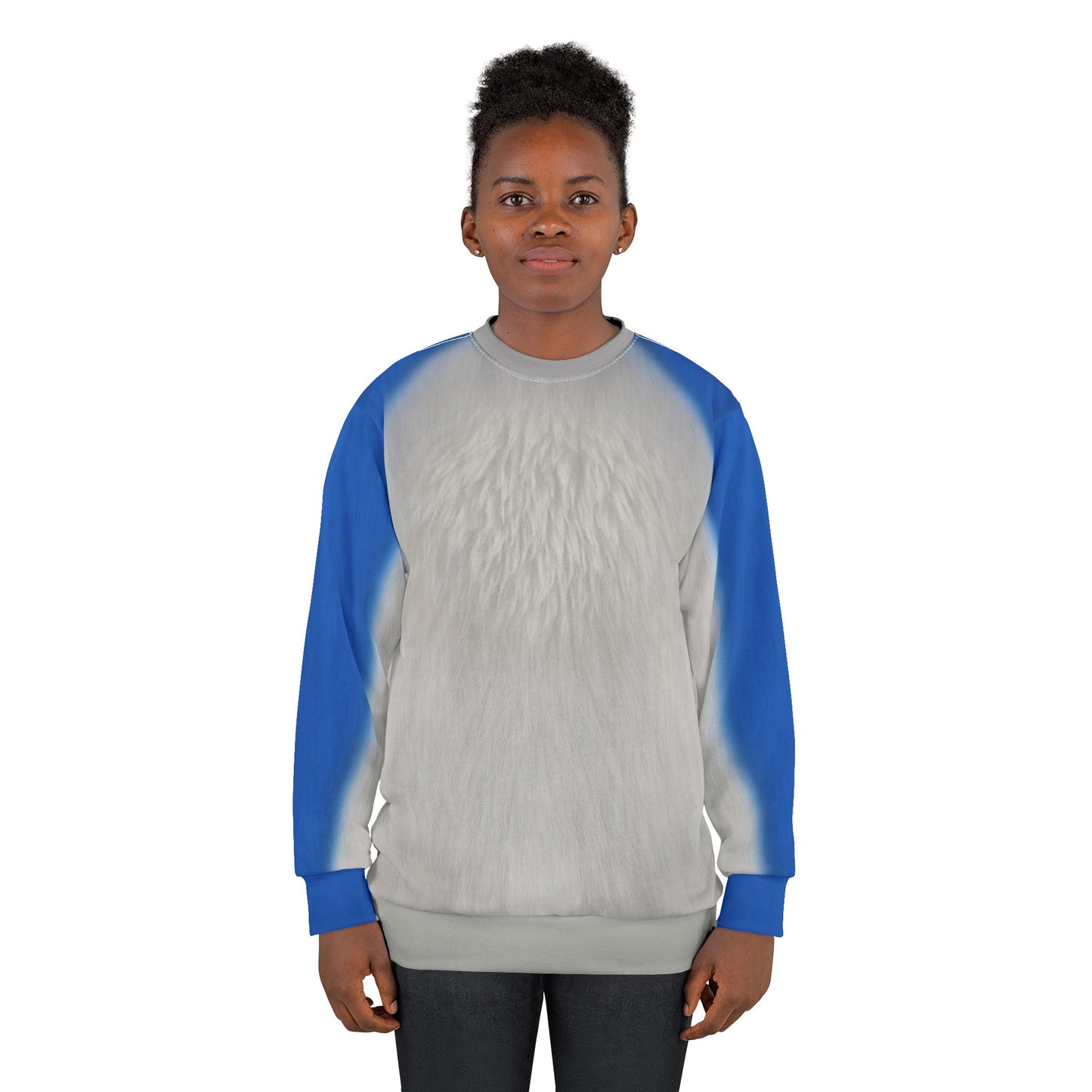 Booster Blue Husky Long Sleeve Cosplay, RoboGobo Inspired Character Costume