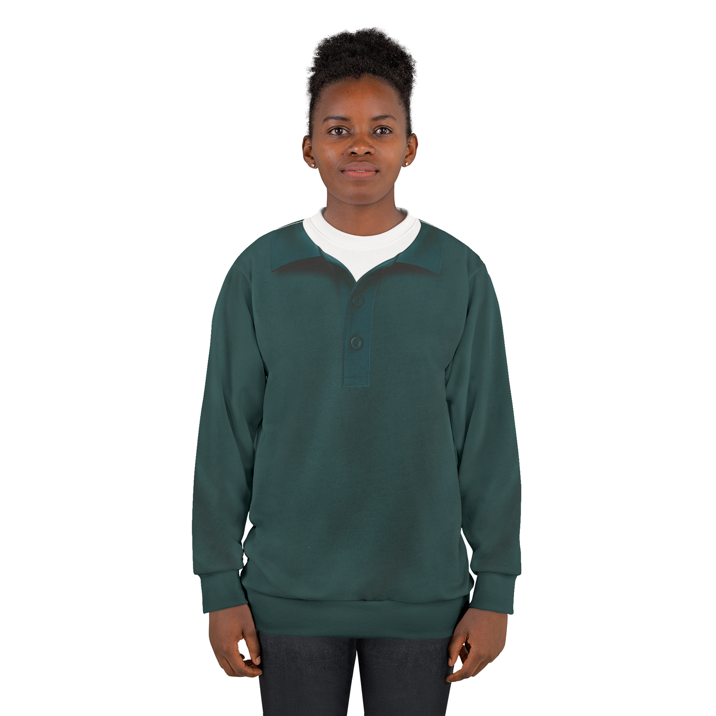 Roman Russo Green Long Sleeve Cosplay, Wizards Beyond Waverly Place Costume