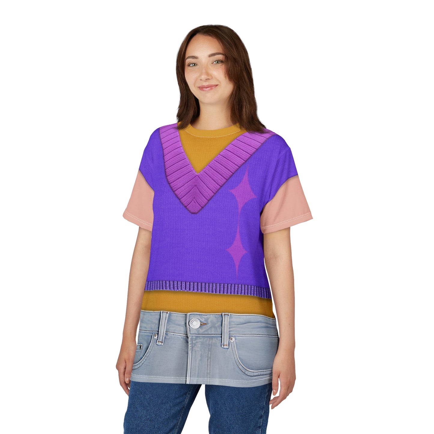 Boys Kpop Purple Style Shirt, Boy Band Korea Group Costume