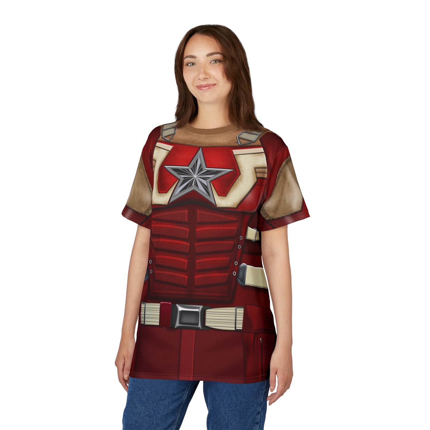 Red Guardian Shirt, Thunderbolts Character Costume