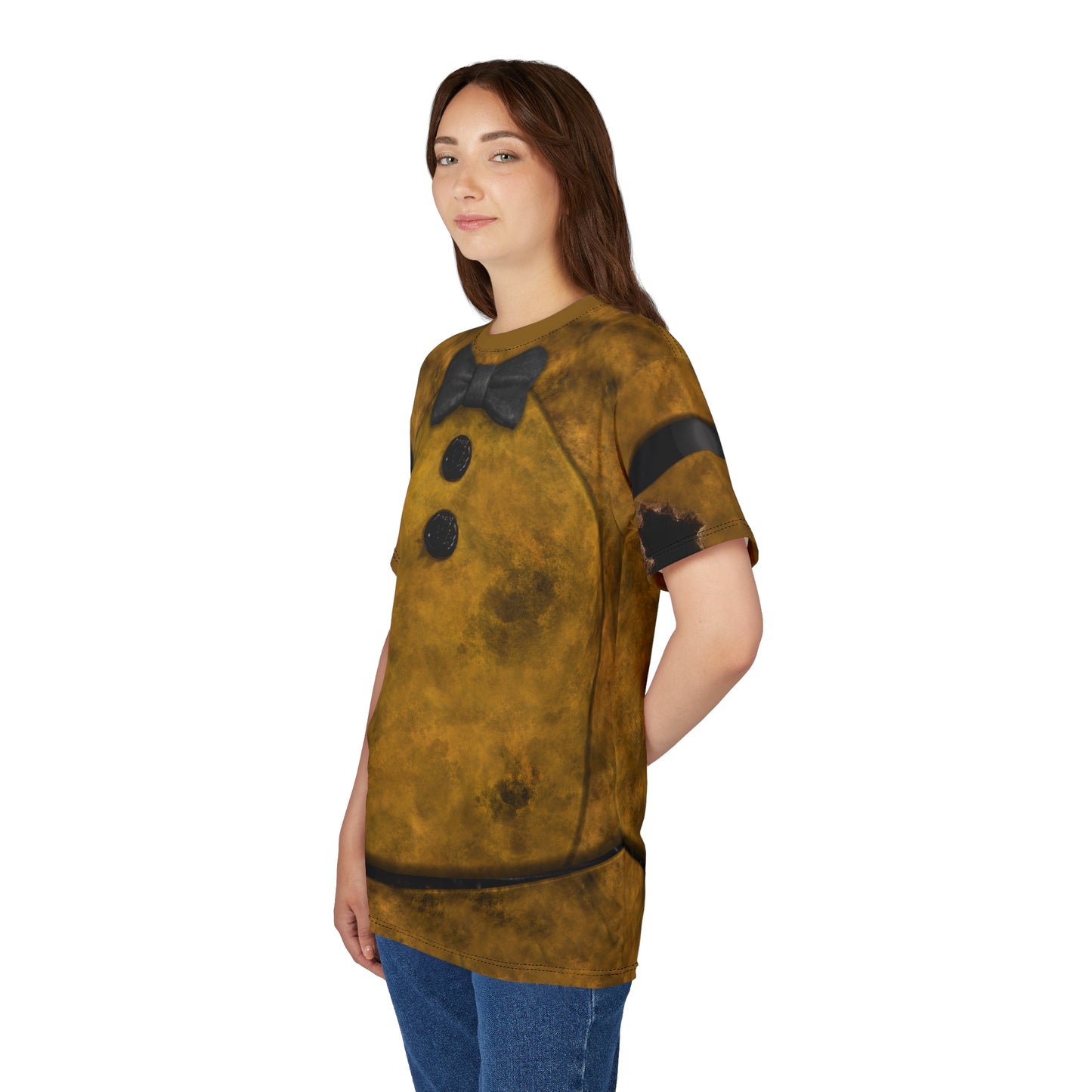 Yellow Animatronic Bear Shirt, FNAF Character Inspired Costume