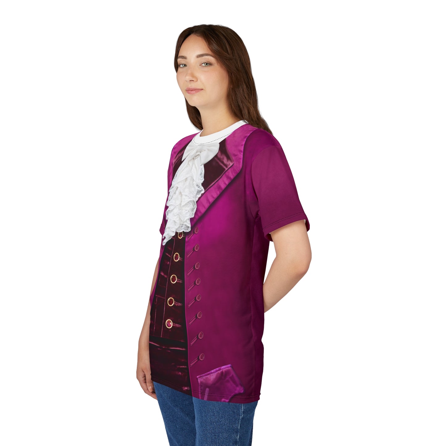 Marquis de Lafayette Purple Shirt, Hamilton Musical Costume