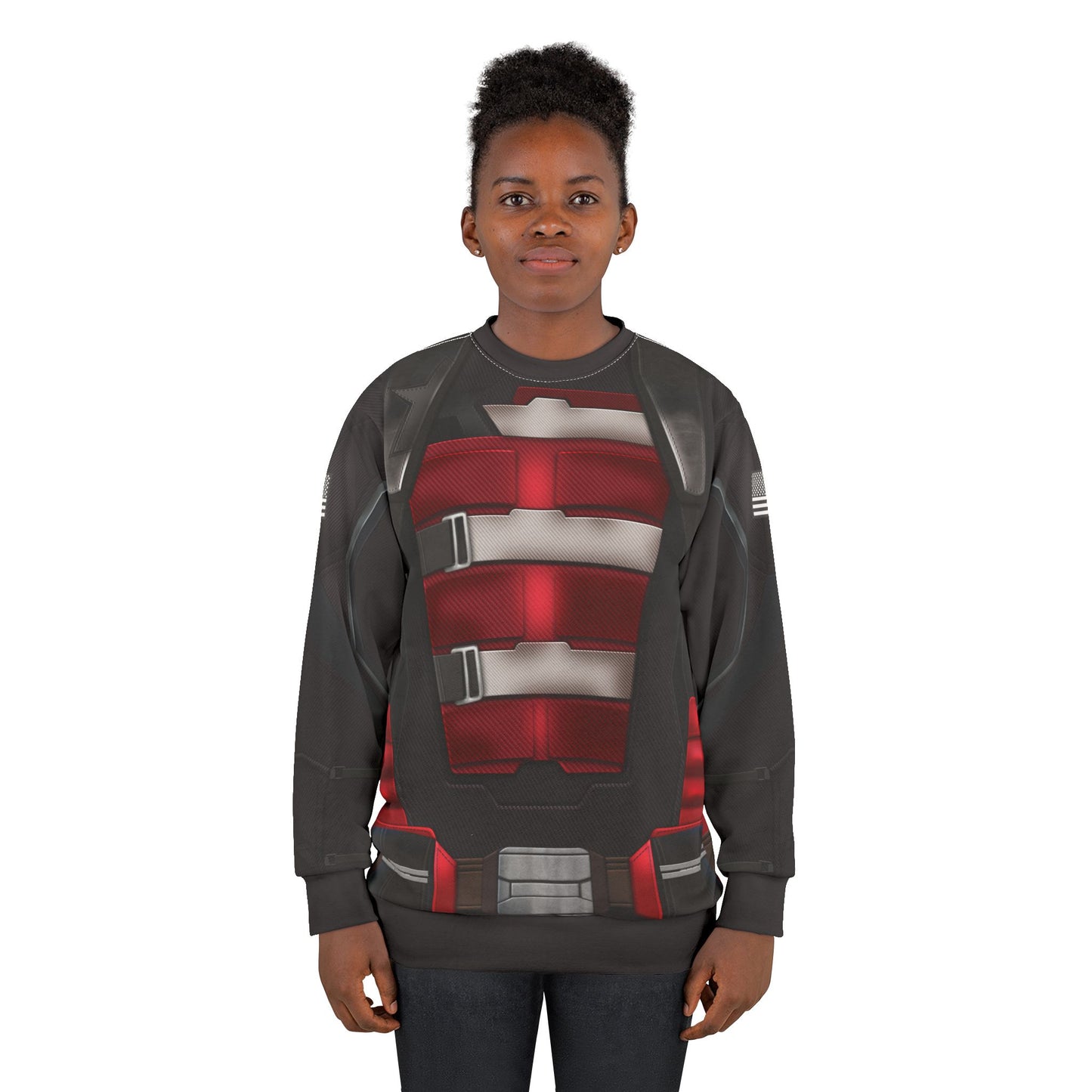 U.S. Agent Long Sleeve Shirt, Thunderbolts Character Costume