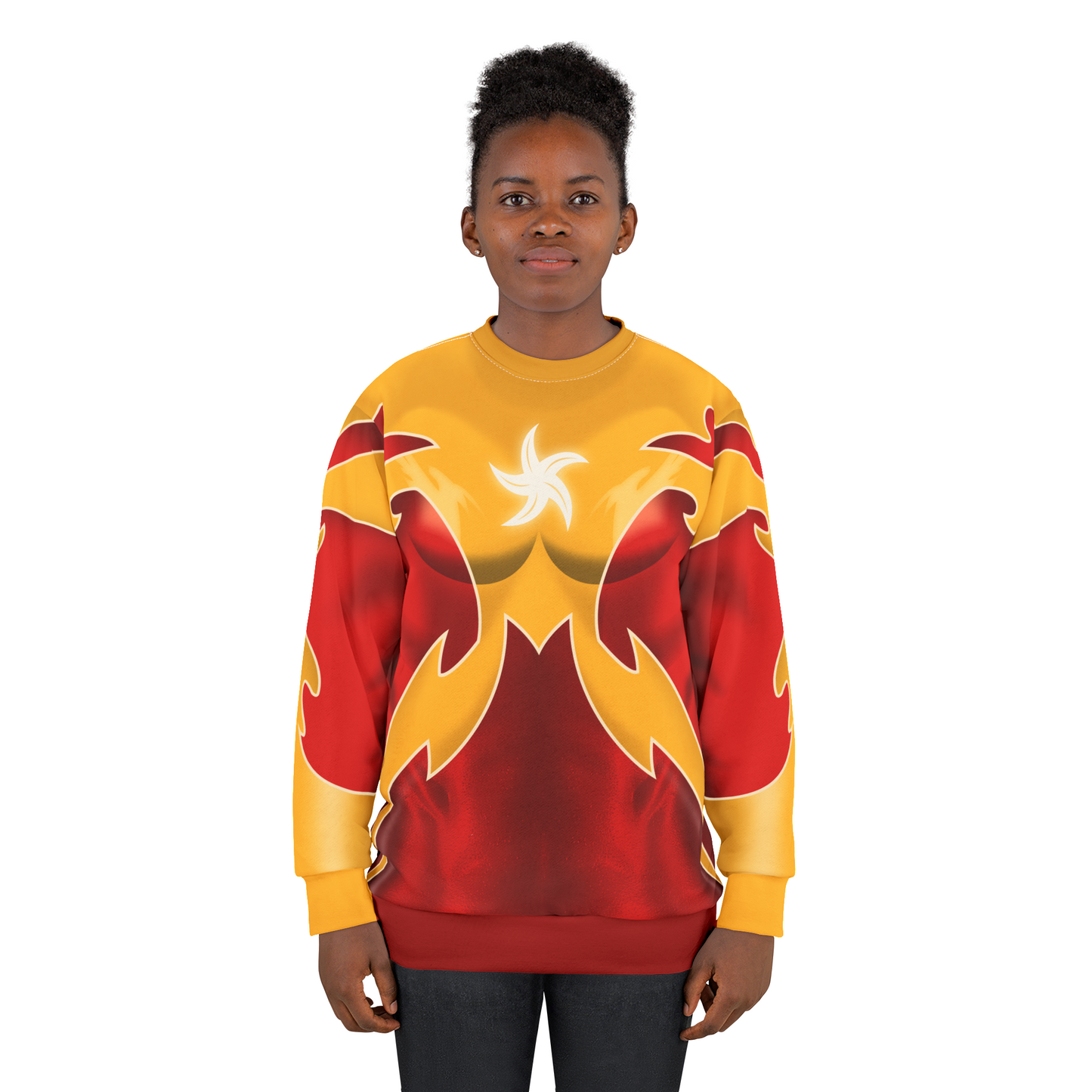 Firestar Long Sleeve Shirt, Marvel Character Inspired Costume
