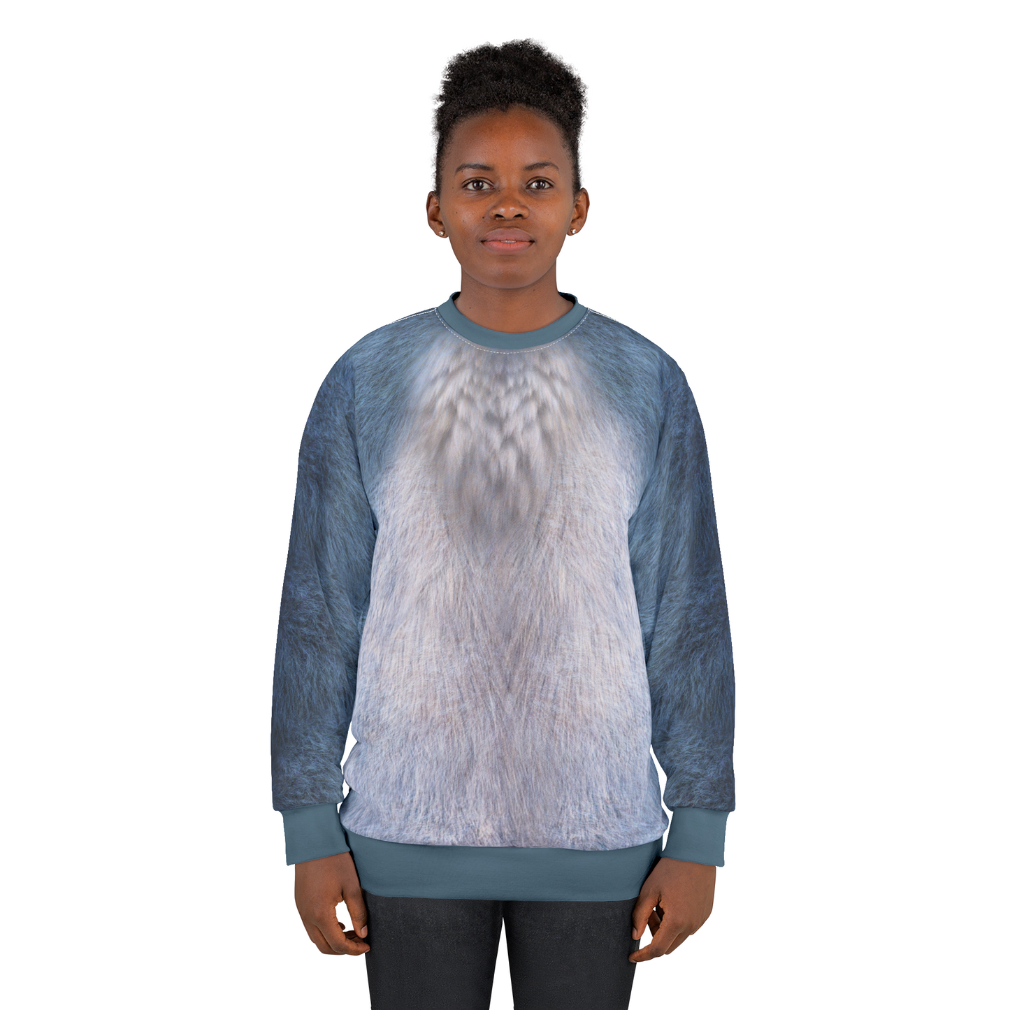 Stitch Faux Fur Long Sleeve Shirt, Lilo & Stitch Character Inspired Costume