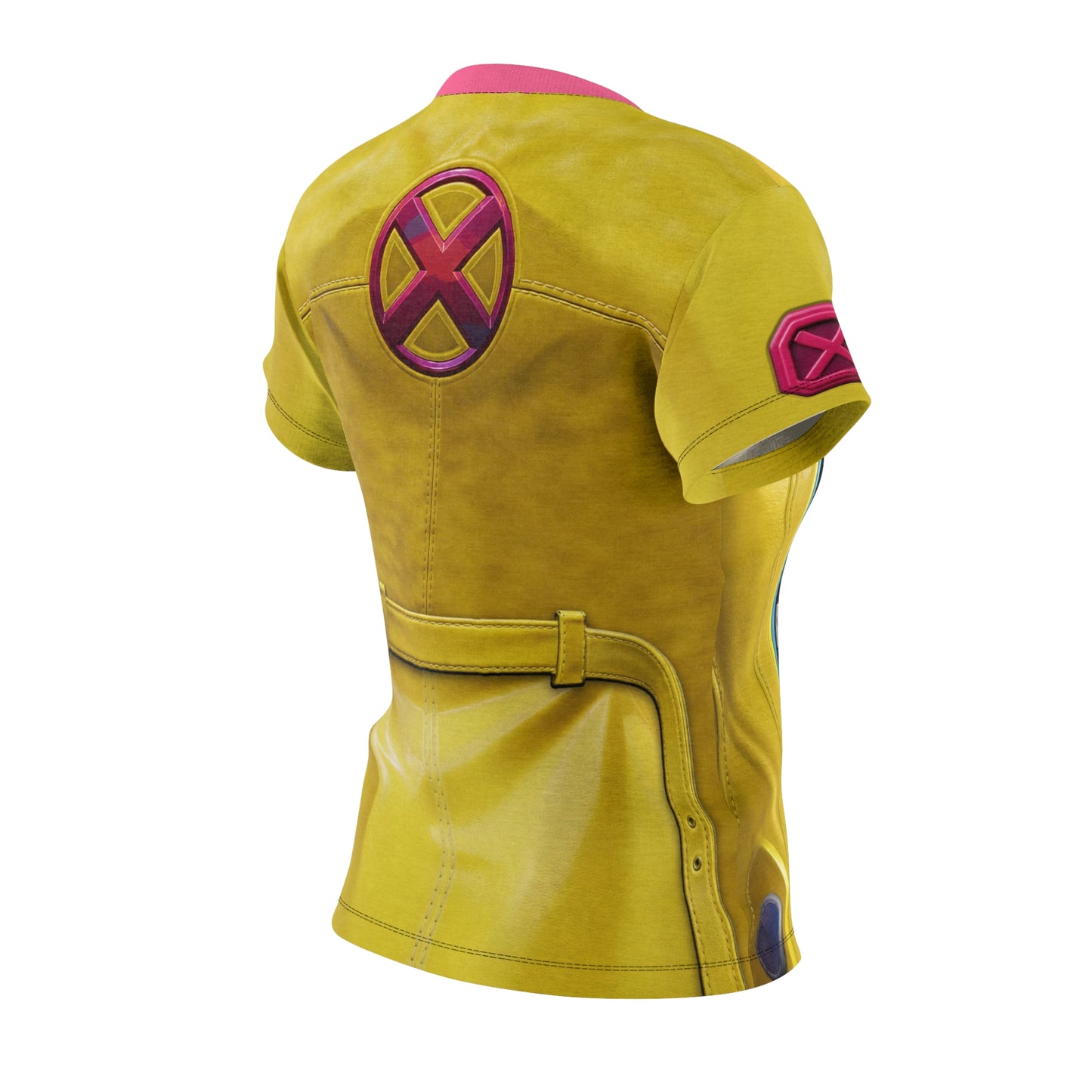 Jubilee Women's Shirt, Marvel Game Character Costume, X-Men Cosplay, Comic-Con Party Outfit, Halloween Apparel, Mutants Human Costume