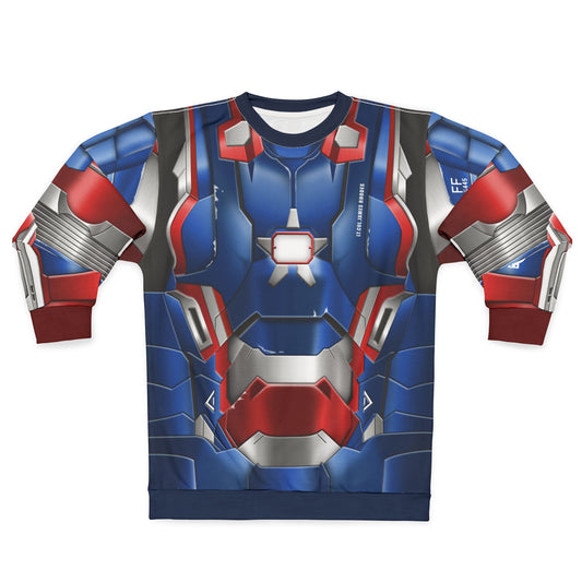 War Machine Long Sleeve Shirt, Iron Man 3 Character Inspired Costume